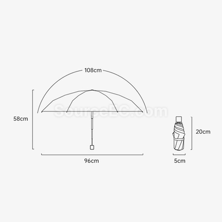 Customization Double Layer Folding Umbrella Promotional Products