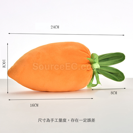 Customization Flannel Easter Carrot Bag Promotional Products