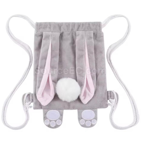 Customization Easter Bunny Drawstring Bag Promotional Products