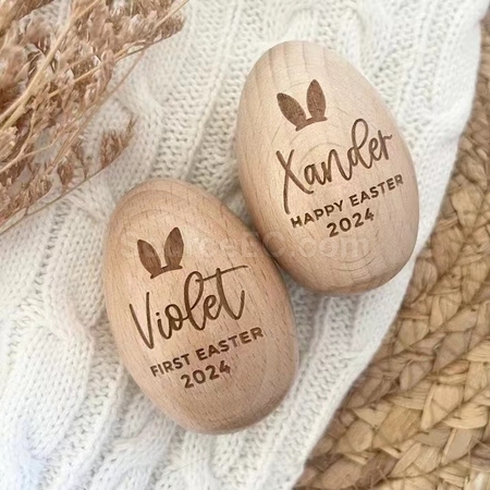 Customization Wooden Easter Egg Promotional Products