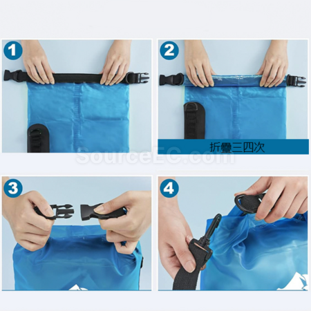 Customization Outdoor shoulder semi transparent waterproof bag Promotional Products