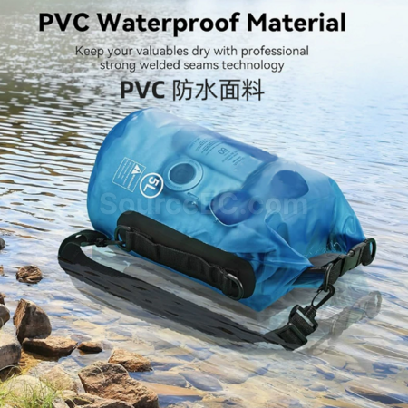 Customization Outdoor shoulder semi transparent waterproof bag Promotional Products