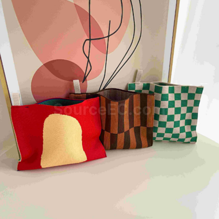 Customization Knitted tissue bag Promotional Products