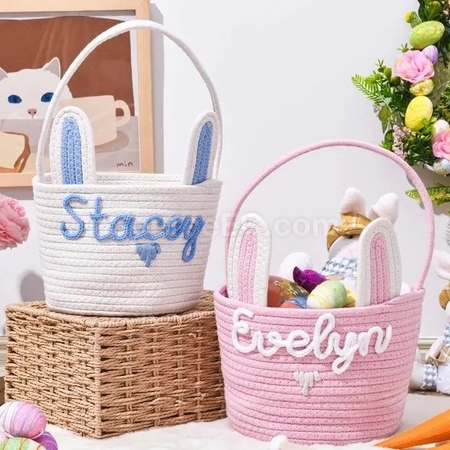 Customization Cotton Rope Woven Storage Basket Promotional Products