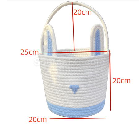 Customization Cotton Rope Woven Storage Basket Promotional Products