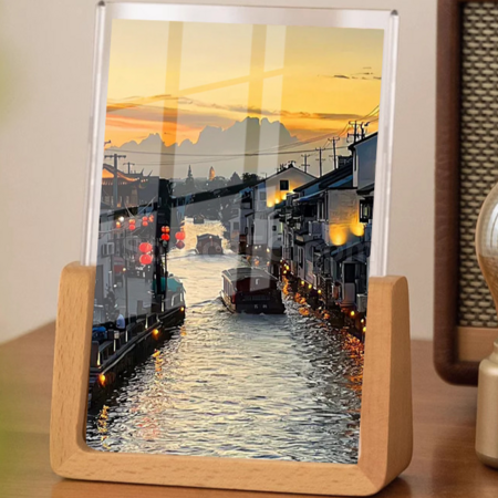 Customization U-shaped Vertical Acrylic Photo Frame Promotional Products