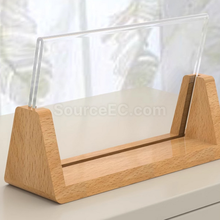 Customization  U-shaped Acrylic  Horizontal Photo Frame Promotional Products