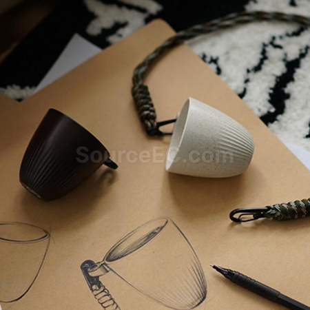 Customization Coffee Grounds Camping Cup Promotional Products