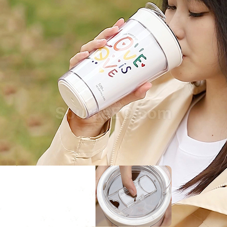 Customization Detachable Double-Layer Coffee Cup Promotional Products