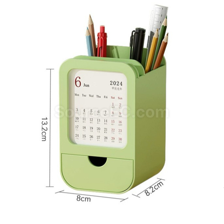 Customization Multifunctional Pen Holder Calendar Storage Box Promotional Products