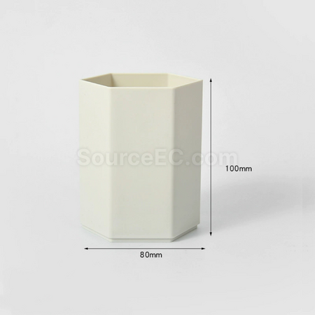 Customization Large Capacity Hexagonal Pen Holder Promotional Products
