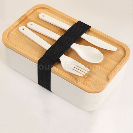 Customization Wheat Straw LunchBox Promotional Products