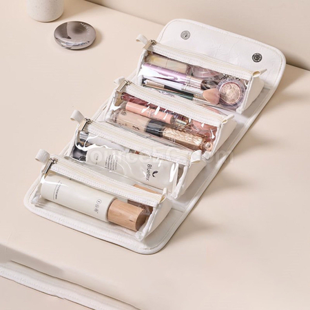 Customization Folding PU Storage Toiletry Bag Promotional Products