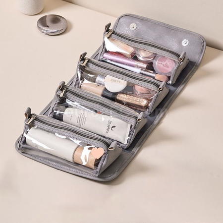 Customization Folding PU Storage Toiletry Bag Promotional Products