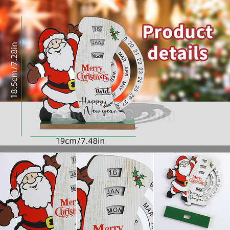 Customization Santa Claus Rotating Calendar Promotional Products