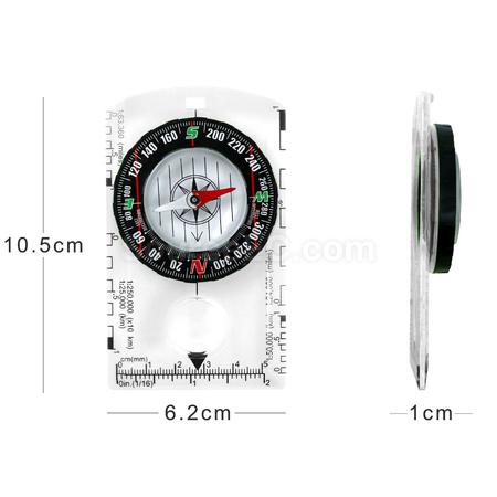 Customization Outdoor Map Ruler Compass Promotional Products