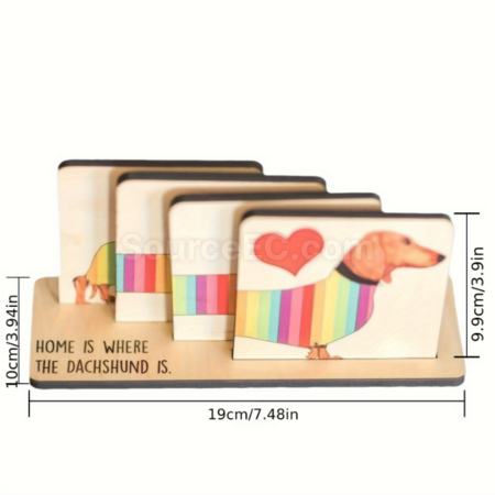 Customization Creative Wooden Coaster Promotional Products