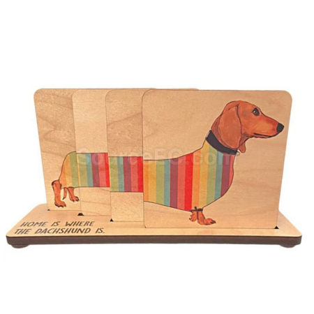 Customization Creative Wooden Coaster Promotional Products
