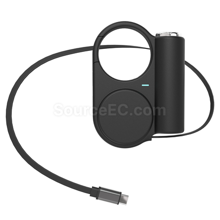 Customization Creative Retractable Mobile Power Bank With Built-in Wire Promotional Products