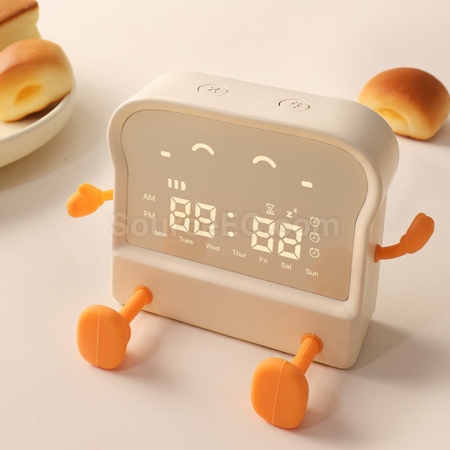Customization Toast alarm clock Promotional Products