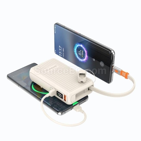 Customization Retractable Wire Power Bank With  Promotional Products