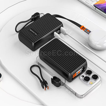 Customization Retractable Wire Power Bank With  Promotional Products