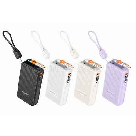 Customization Retractable Wire Power Bank With  Promotional Products