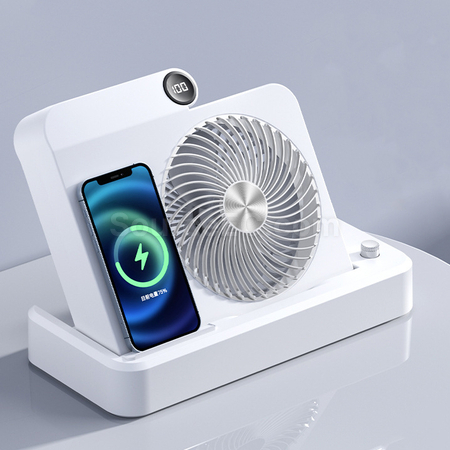 Customization Wireless Charging Desktop Fan Promotional Products