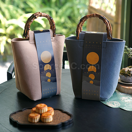 Customization Bamboo Felt Gift Bag Promotional Products
