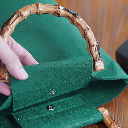 Customization Bamboo Felt Gift Bag Promotional Products