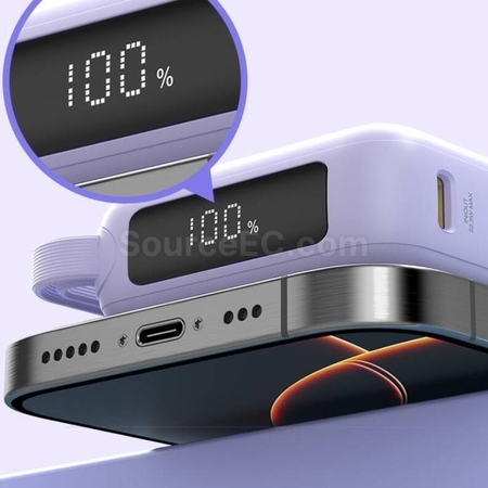 Customization Fast Charging Comes With A Dual Line Mini Power Bank Promotional Products