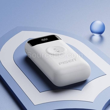 Customization Mini Portable Power Bank With Built-In Cable Promotional Products