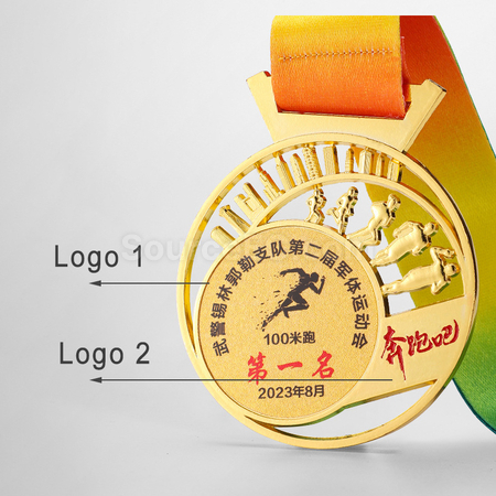 Customization Running Metal Medal Promotional Products