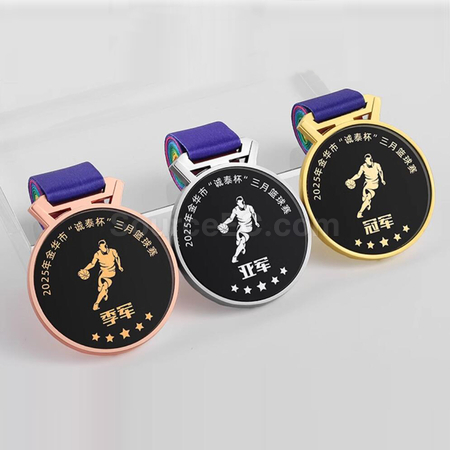 Customization Basketball Metal Medal Promotional Products