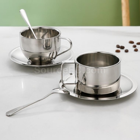Customization Double Wall Stainless Steel Coffee Cup Promotional Products