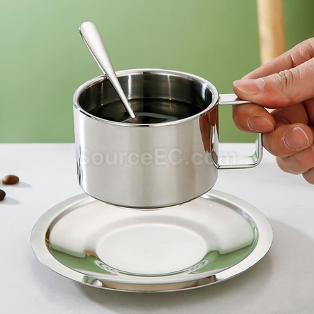 Customization Double Wall Stainless Steel Coffee Cup Promotional Products