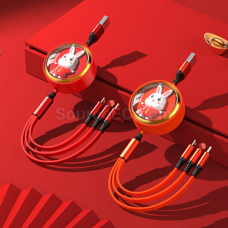 Customization Three In One Data Cable Promotional Products