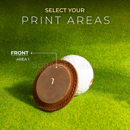 Customization Leather Golf Markers Promotional Products