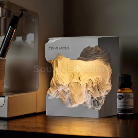 Customization Rizhao Jinshan Fragrant Stone Aromatherapy Lamp Promotional Products