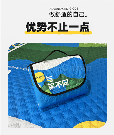 Customization Machine Washable Ultrasonic Thickened Picnic Mat Promotional Products