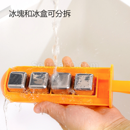 Customization Ice cream ice cube box (containing stainless steel ice cubes) Promotional Products