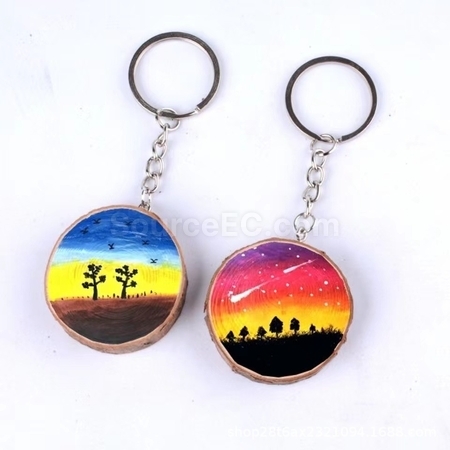 Customization Wooden Keychain Promotional Products