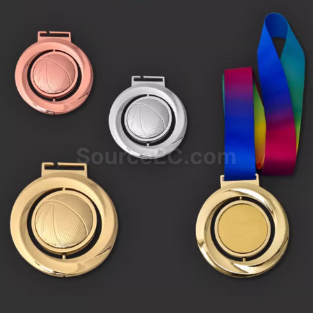 Customization Basketball Metal Medal Promotional Products