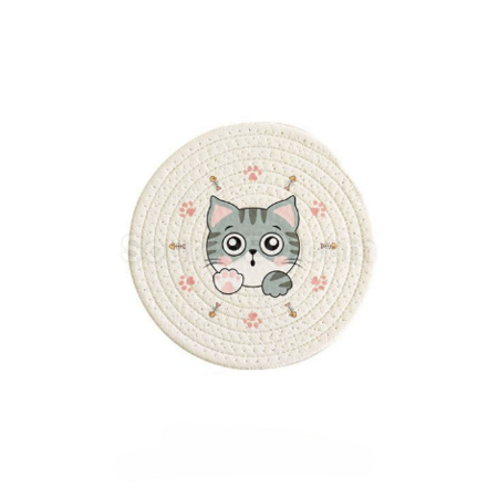 Customization Cotton rope woven insulation pad Promotional Products