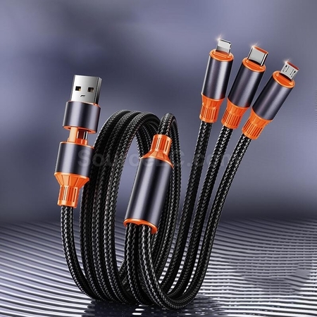 Customization Two-to-Three Fast Charging Data Cable Promotional Products