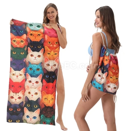 Customization Storage And Folding Of Beach Towels Promotional Products