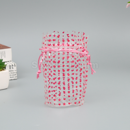 Customization PVC transparent printed plastic film bundle pocket Promotional Products