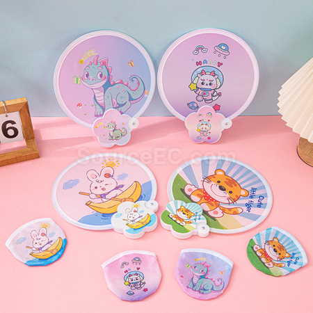 Customization Flower Folding Advertising Fan Promotional Products