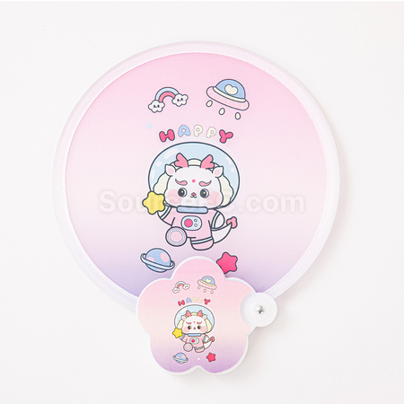 Customization Flower Folding Advertising Fan Promotional Products