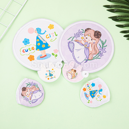 Customization Rabbit Folding Advertising Fan Promotional Products